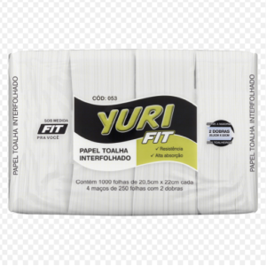 PAPEL INTER FOLHAS YURI FIT 20,5X22 CM COM 1.000 FOLHAS