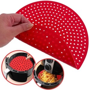 TAPETE ESTEIRA CUL SILICONE RED P/FRYER FRITADEIRA 19,5 CM UNID