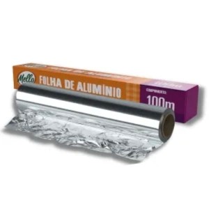 FOLHA DE ALUMÍNIO ROLO 30 X 100 METROS (UNIDADE) - MELLO
