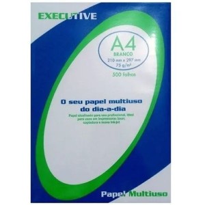 PAPEL SULFITE A4 C/ 500 FOLHAS – EXECUTIVE