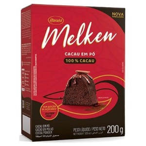 CHOCOLATE EM PÓ 200 GRAMAS 100% CACAU