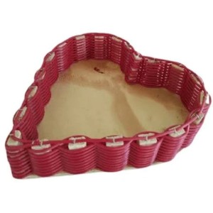 CESTA CORACAO TAM (M) S/ALÇA SINTETICO -  UNIDADE